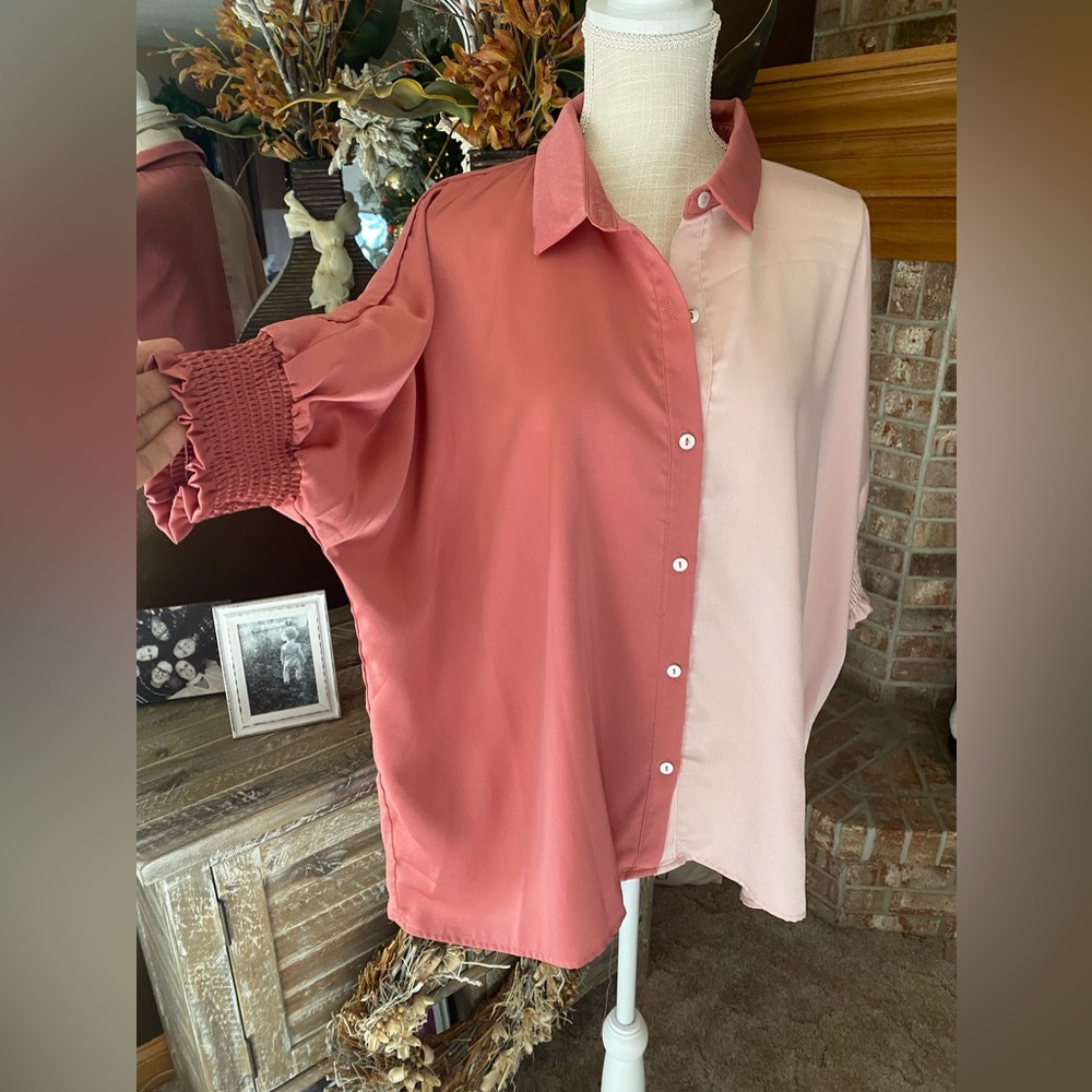 Blouse / ColorBlock - Picture 4 of 13